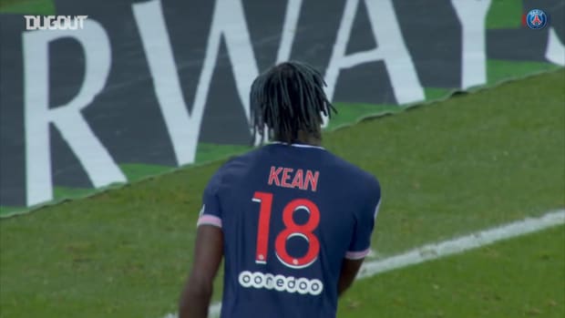 Moise Kean's goal vs Lorient